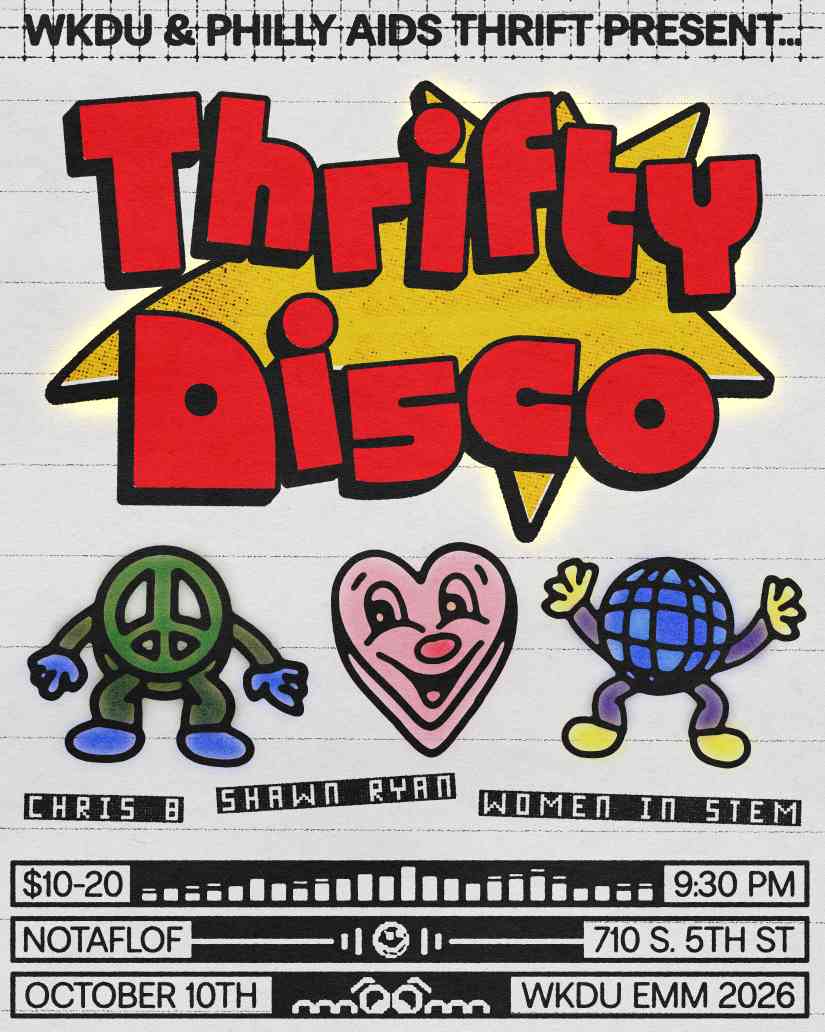 WKDU EMM Live Thrifty Disco @ Philly AIDS Thrift